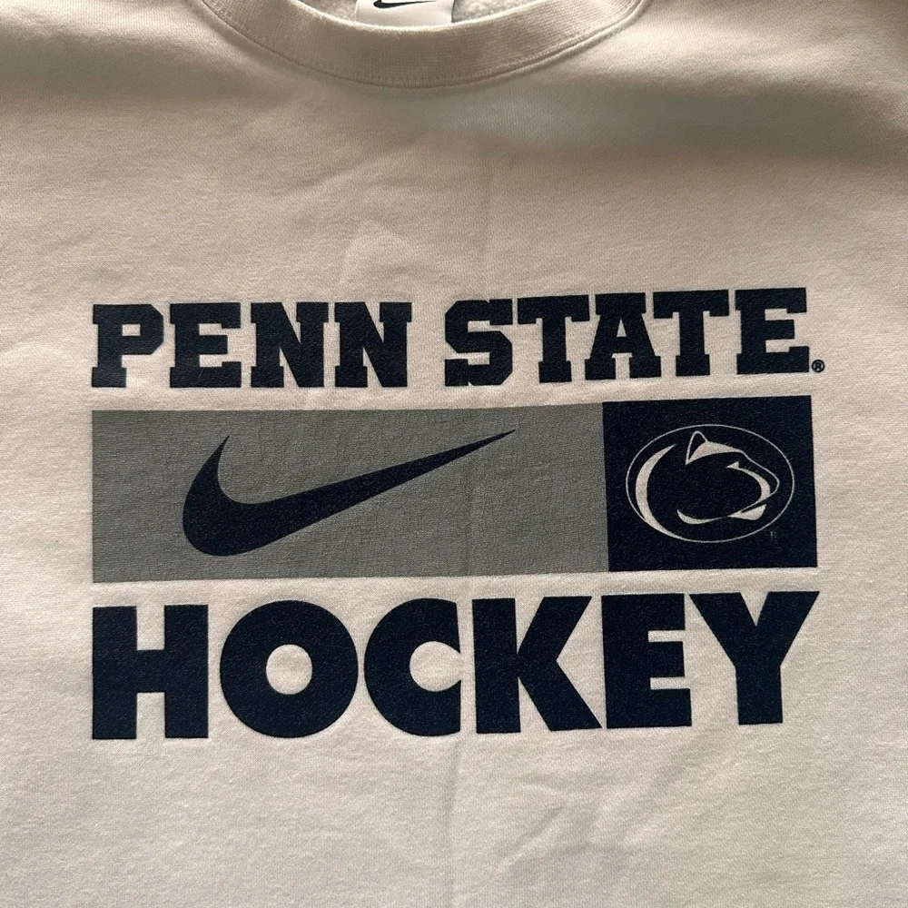 Nike Penn State Hockey White Crewneck - Picture 3 of 5